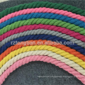 3 Strand twisted cotton rope for wholesale for house textile